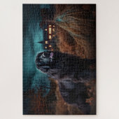 Newfoundland Halloween Scary  ジグソーパズル (縦)