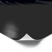 Newfoundland in a Santa Hat Classic T-Shirt ポスター (コーナー)