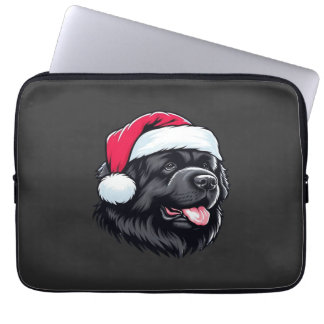 Newfoundland in a Santa Hat Classic T-Shirt ラップトップスリーブ