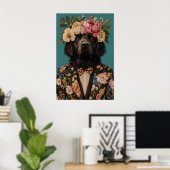 Newfoundland In Suit Poster, Newfoundland ポスター (ホームオフィス)