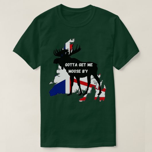 Newfoundland Moose Tシャツ (デザイン正面)
