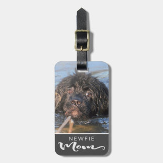 Newfoundland Newfie Mom Dog's Photo ラゲッジタグ