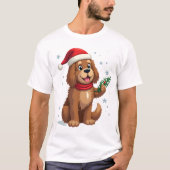 Newfoundland Santa Hat Tシャツ (正面)