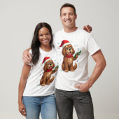 Newfoundland Santa Hat Tシャツ (ユニセックス)