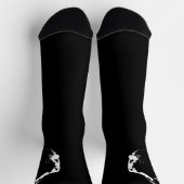 Newfoundland Socks Puppy Dog Socks Customize ソックス (上部)