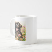 Newfoundland Watercolor Mug コーヒーマグカップ (正面左)