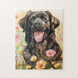 Newfoundland Watercolor Puzzle ジグソーパズル