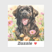 Newfoundland Watercolor Sticker シール (シート)