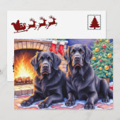 Newfoundlander Christmas Card シーズンカード (正面/裏面)