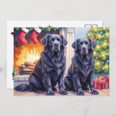 Newfoundlander Christmas Card シーズンカード (正面/裏面)