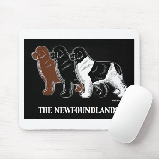 Newfoundlands マウスパッド (マウス)