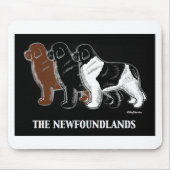 Newfoundlands マウスパッド (正面)