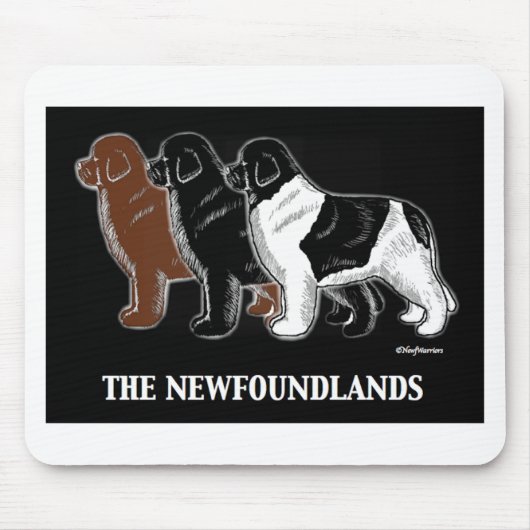 Newfoundlands マウスパッド (正面)