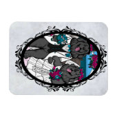 Newfy Love (Valentine, 結婚's, Anniversary) 空白の マグネット (横)