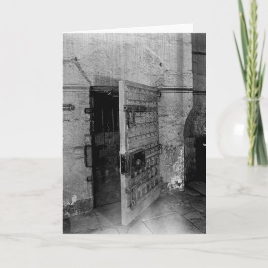 Newgateの刑務所へのドア カード (正面)