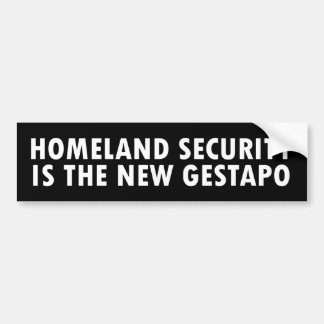 newGestapo バンパーステッカー