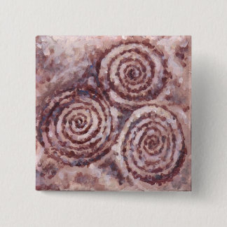 Newgrangeの螺線形ボタン 缶バッジ