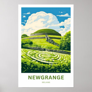 Newgrangeアイルランド旅行ポスター ポスター
