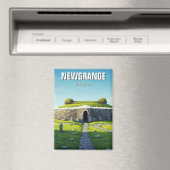 Newgrange Ireland Travel マグネット (インサイチュ (食洗機))