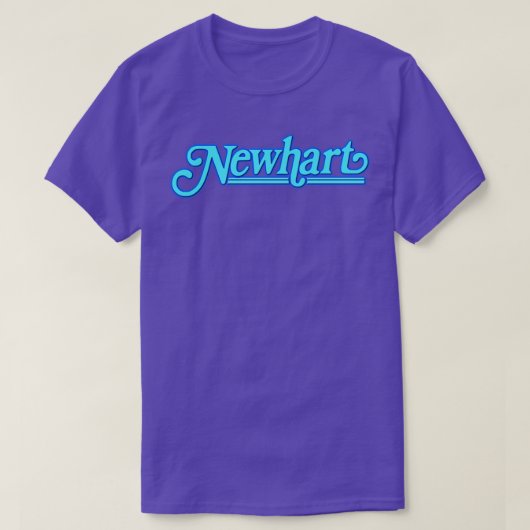 NEWHARTボブNewhart 80sテレビ番組 Tシャツ (デザイン正面)