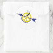 Newington Connecticut Motorsステッカー ラウンドシール (バッグ)