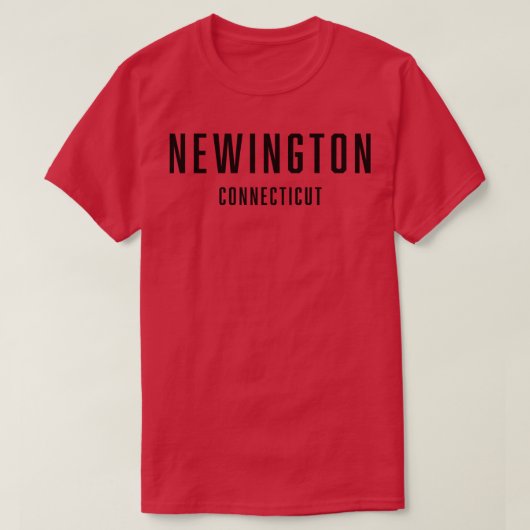 Newington Connecticut Tシャツ (デザイン正面)