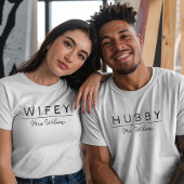 Newly Married Honeymoon Custom Shirts for Couples Tシャツ