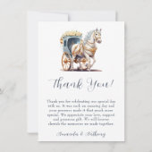 Newly Wed Couple Photo Thank You Card サンキューカード (裏面)