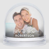 Newlywed Christmas Mr. and Mrs. Wedding Photo (正面)