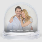 Newlywed Christmas Mr. and Mrs. Wedding Photo (裏面)