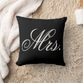 Newlywed Elegant Wedding Pillow夫人 クッション (ブランケット)