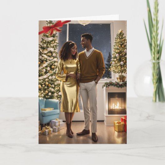 Newlywed, first Christmas シーズンカード (正面)