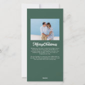 Newlywed first Christmas as Mr and Mrs photo シーズンカード (裏面)