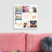 Newlywedsの写真カスタムを作成結婚する キャンバスプリント (インサイチュ (リビング))