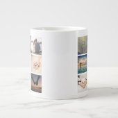 Newlywedsの写真カスタムを作成結婚する ジャンボコーヒーマグカップ (正面)