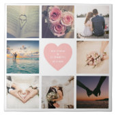 Newlywedsの写真カスタムを作成結婚する タイル (正面)