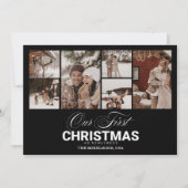 Newlywedsの初めてのクリスマス6枚 シーズンカード (正面)