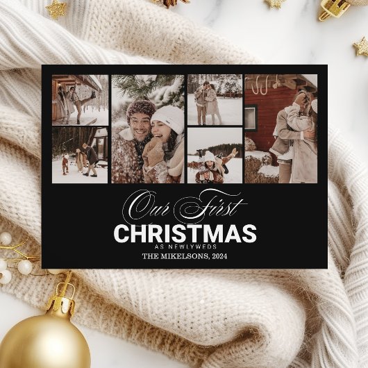 Newlywedsの初めてのクリスマス6枚 シーズンカード