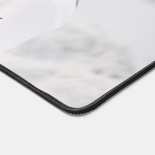 Newlywedsフォトオーバーレイ永遠に続く真の愛 デスクマット (コーナー)