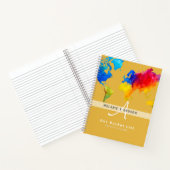 Newlyweds BUCKET LISTワールドトラベルマップテーマ ノートブック (内部)