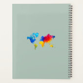 Newlyweds BUCKET LISTワールドトラベルマップテーマ プランナー手帳 (裏面)