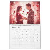 Newlyweds Family Calendar 2026 – Romantic Couples  カレンダー (2月 2026)