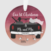 Newlyweds First Christmas オーナメント (正面)