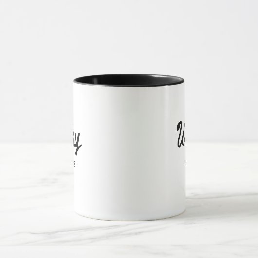 Newlyweds Mug Sets, Personalized Wedding Gift マグカップ (中央)