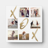 Newlyweds X O X Hugs & Hotelsフォトキスグリッドコラージュ フォトプラーク (正面)