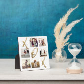 Newlyweds X O X Hugs & Hotelsフォトキスグリッドコラージュ フォトプラーク (インサイチュ)