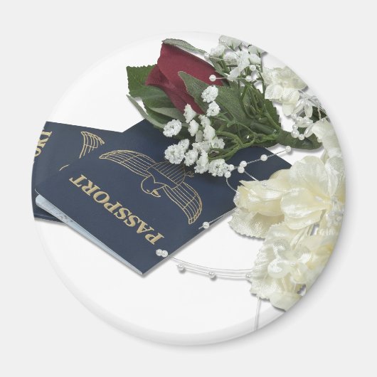 NewlywedsTravelling101610 マグネット (正面)