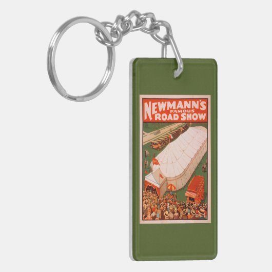 Newmannの有名な魔法の道のテントショーポスター キーホルダー (正面左)