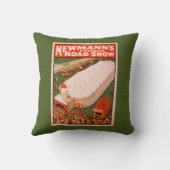 Newmannの有名な魔法の道のテントショーポスター クッション (裏面)