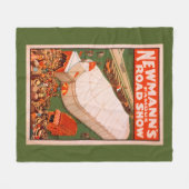 Newmannの有名な魔法の道のテントショーポスター フリースブランケット (正面(横))